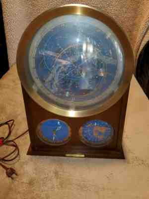 Vintage Spilhaus Space Clock Edmund Scientific (Serial Nbr. B1400)