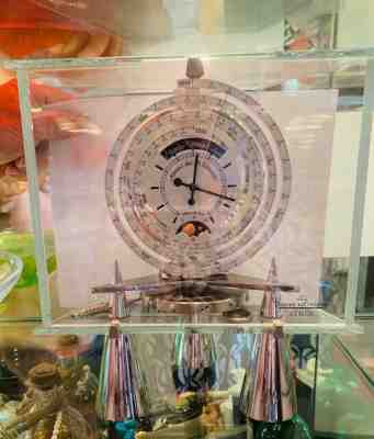 Jaeger LeCoultre Stainless Steel Atmos Du Millenaire Atlantis Clock Ref Q5322301