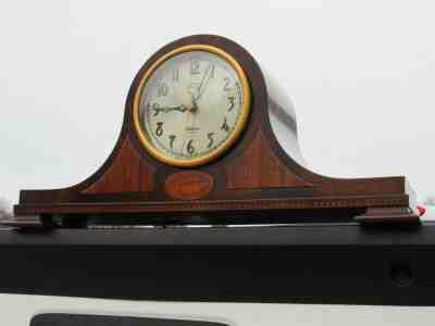 Revere Westminster chime clock Telechron motored model 750 with shell inlay RARE