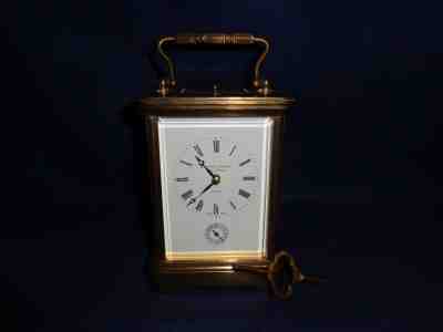 MATTHEW NORMAN 1751 GRANDE CORNICHE STRIKING REPEATER ALARM 8 DAY CARRIAGE CLOCK