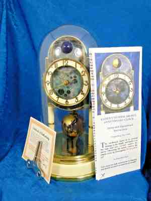  KAISER  UNIVERSE 400 DAY GERMAN  ANNIVERSARY CLOCK RESTORED, VERY NICE GIFT