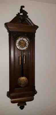 Superb Junghans Baroque Style Vienna Regulator Clock Striking w/ 2 weights