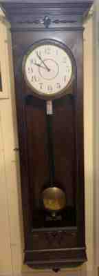 New York Standard Self Winding Wall Clock