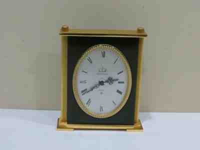 Vintage Swiss  Jaeger LeCoultre 8 day Recital Bakelite & Brass Alarm Clock