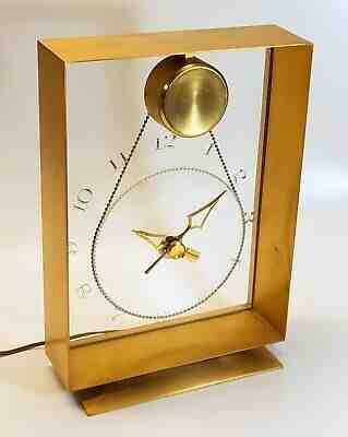 VINTAGE 1960'S JEFFERSON SUSPENSE CLOCK MODEL 580-191