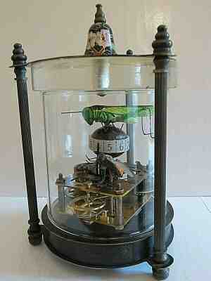 Antique Automaton Clock - OOAK - France - Circa 1900   RARE  - WORKS PERFECT !