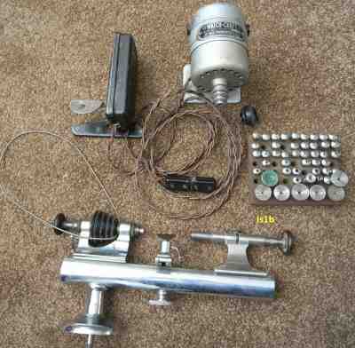 Vintage Jewelers Watchmakers Peerless 8mm lathe, good runner.