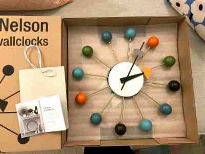VITRA GEORGE NELSON BALL CLOCK! NIB, PERFECT & AUTHENTIC!
