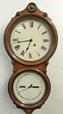 Antique 1884 Seth Thomas Office Calendar No. 6 Wall Clock