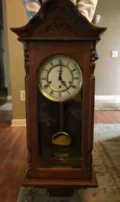 Amana Wall Clock ''Prince Ysenburg'' Limited Edition SLD Walnut  Hand Made 1984
