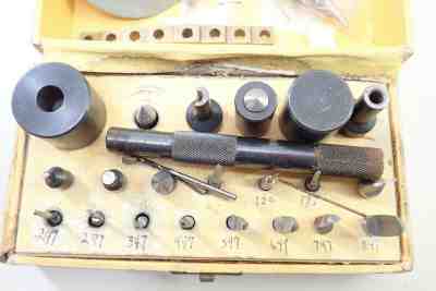 VINTAGE BERGEON 6200 CLOCK BUSHING MACHINE ACCESSORY KIT PARTS REPAIR
