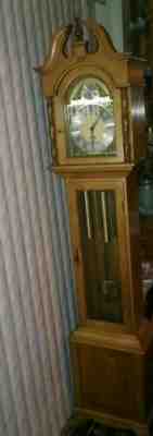 Herschede Grandmother Westminster Weight Driven Cabinet  Hall Clock 