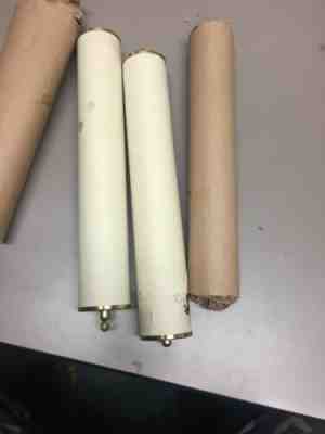 3 Nos Grandfather Clock Weight Empty Tubes Emperor Ridgeway Howard Miller Era