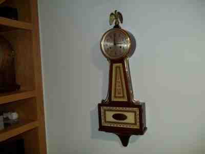FULLY & PROPERLY RESTORED SETH THOMAS BROOKFIELD No. 5 BANJO CLOCK  