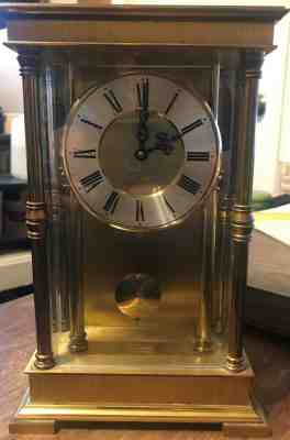 Schmid Schlenker Matel Shelf Clock Fabrik Marke SSS German