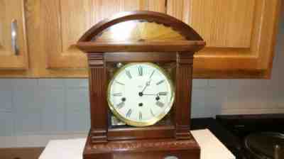 Sligh Clock Franz Hermle  Wood Mantel Shelf Germany