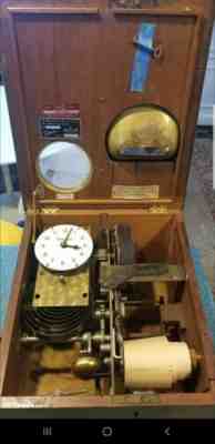 Vtg Simplex Time Recorder Clock