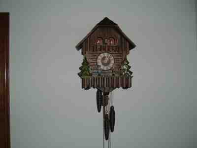 Vintage Large Cukoo Coo Coo Clock West Germany Regula movement, Pendell 23.5