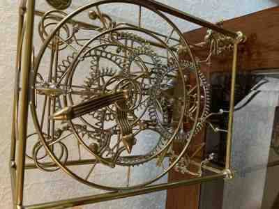 gordon bradt six man clock Kinetic art - with certificate 1998 