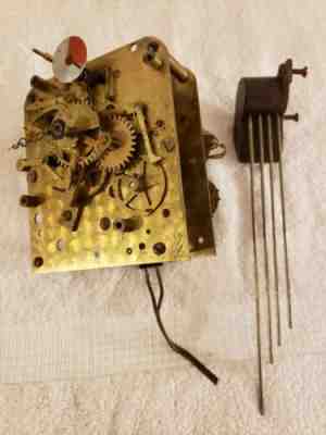 1930's Revere Clock Company Telechron Westminster Chime Mantel Clock Movement 