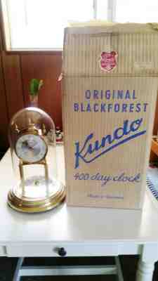 VTG. KUNDO ANNIVERSARY CLOCK MADE/ GERMANY ORIGINALBOX AND INSTRUCTIONS 400 DAY