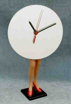 JUMA MUN LEGS & MIRROR CLOCK MADE BY VANDOR 1985