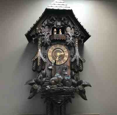 RARE MASSIVE Vintage DOLD 8 Day Musical Cuckoo Clock w/ Dancers 34 1/2” $10K