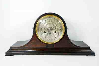 Herschede Tambour Panama Grand Prize Westminster Chime Mantle Clock,Original Key
