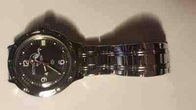 Rare watch Wostok amphibian Vostok Russia black scuba diver