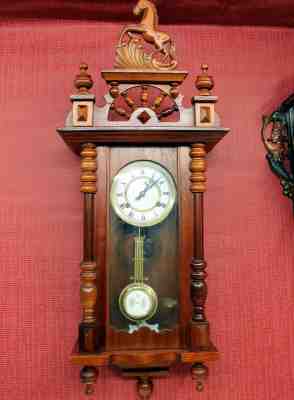 Old Wall Clock Chime Clock Regulator Clock 31Day