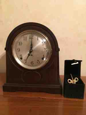 Seth Thomas Mahogany York #1 Mantel Clock