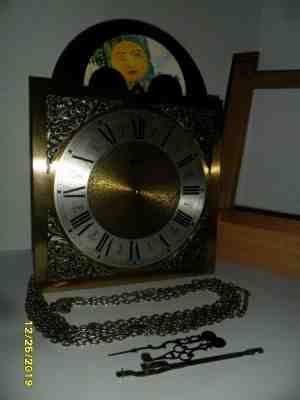 Emperor 100M Clock Moon Dial Hermle Black Forest Movement 451-050H 94CM