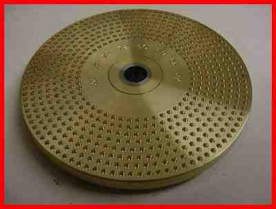 Index Plate Brass 1/4" x 4.0" Dia  Sherline - Watchmaker - Clockmaker - Boley