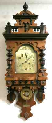 Antique Schlenker & Kienzle German wall clock original and Beautiful 1908