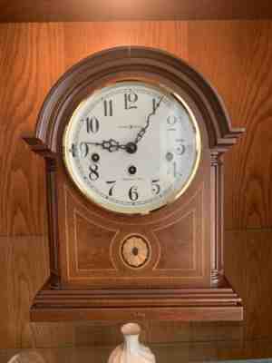 Howard Miller Barrister Model 613-180 Mantle Clock Westminster Chime W/Key