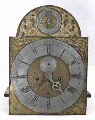 Pennsylvania 8 day grandfather clock brass dial movement @ 1770 Original Rare!