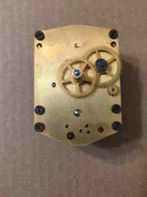 Vintage WWII Navy Seth Thomas Ships Clock Movement Rear Wind Mark 1 Boat #1
