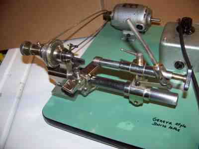 Star 8MM Geneva style Swiss watchmaker Lathe w/motor etc.