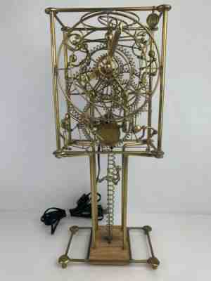 Kinetico Studios Gordon Bradt Seven Man Clock Kinetic Art Sculpture Mechanical