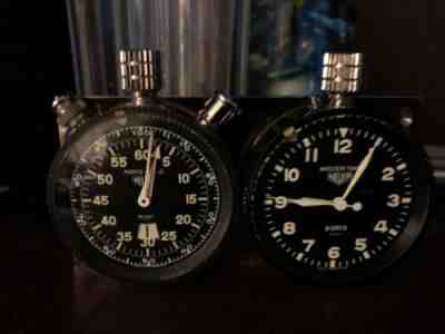 Heuer Rally Master Time Clocks Vintage