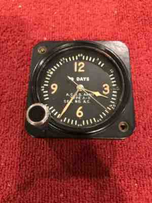 1940’s US Army Elgin Watch Co 8 Day Clock, Type A-11