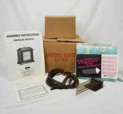 Rare 1987 Old Stock Emperor Clock Company Marquis Triple Chime Mantel Clock Kit
