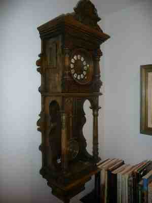 Rare Gazo Family "La Mesa" Pendulum Wall Clock