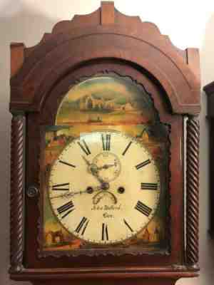 Antique Grandfather Clock, Tall Case, Long Case