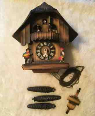 Hofbrauhaus Musical Schmeckenbecker Cuckoo Clock West Germany For Part Repair