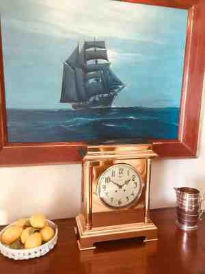 Chelsea 1912 Bronze "Empire" Clock, 8" Special Dial, 51 lbs. Completely Restored