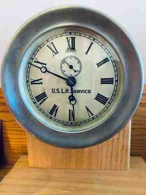 Rare Antique Chelsea Clock Co. United States Light House Service Clock  