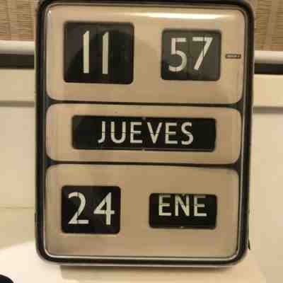 Solari Udine Vintage Italian Flip Clock