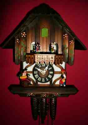 Vintage Classic SCHMECKENBECHER Musical Cuckoo clock #77
