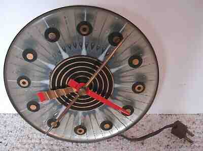 GENERAL ELECTRIC TELECHRON 5H70 CLOCK - HIGGINS GLASS MODEL